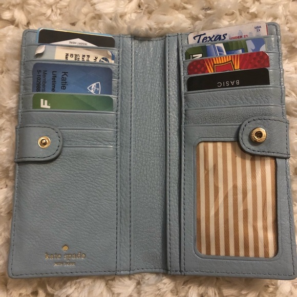 Blue Kate Spade Wallet - Picture 2 of 4